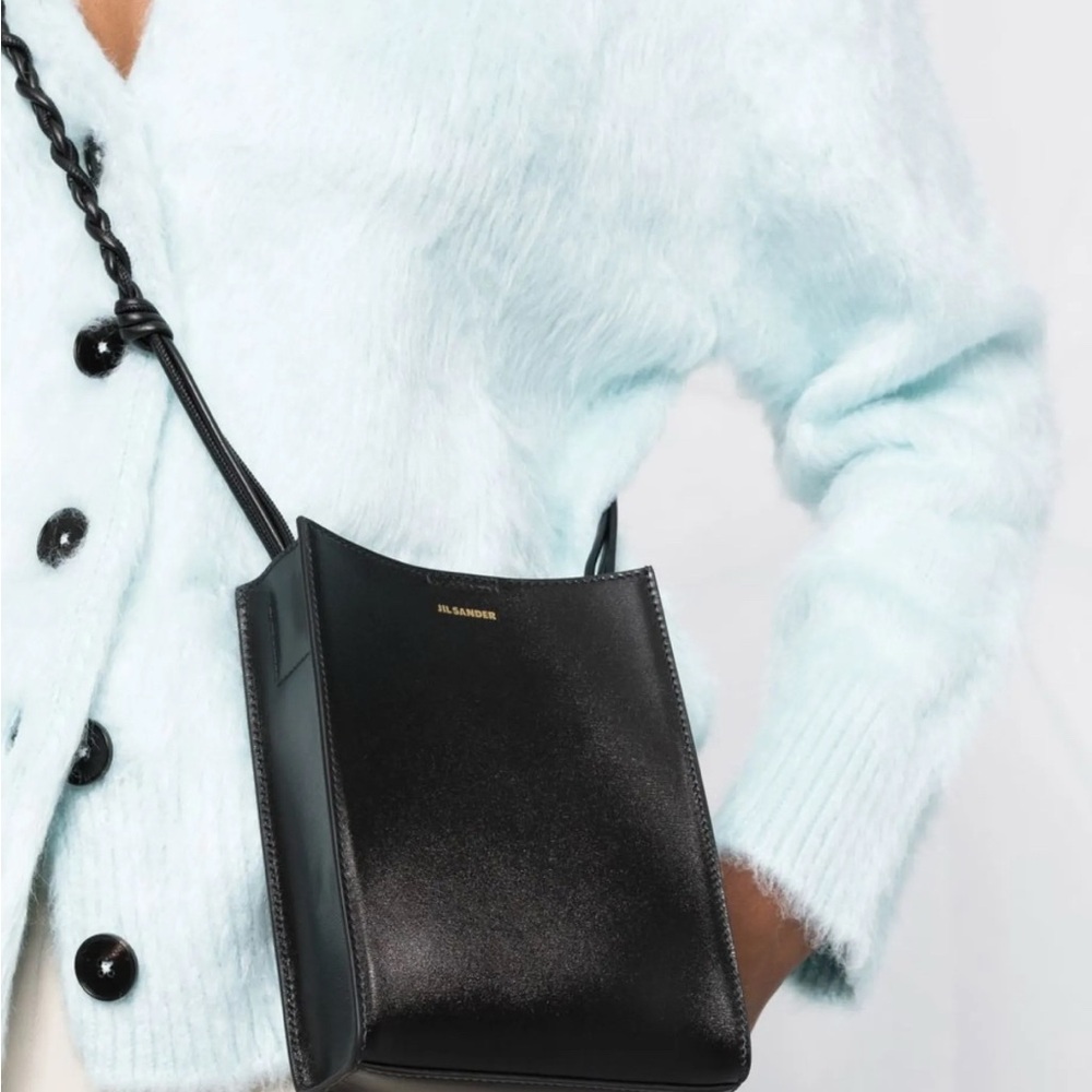 Jil Sander Black Minimalist Crossbody Bag